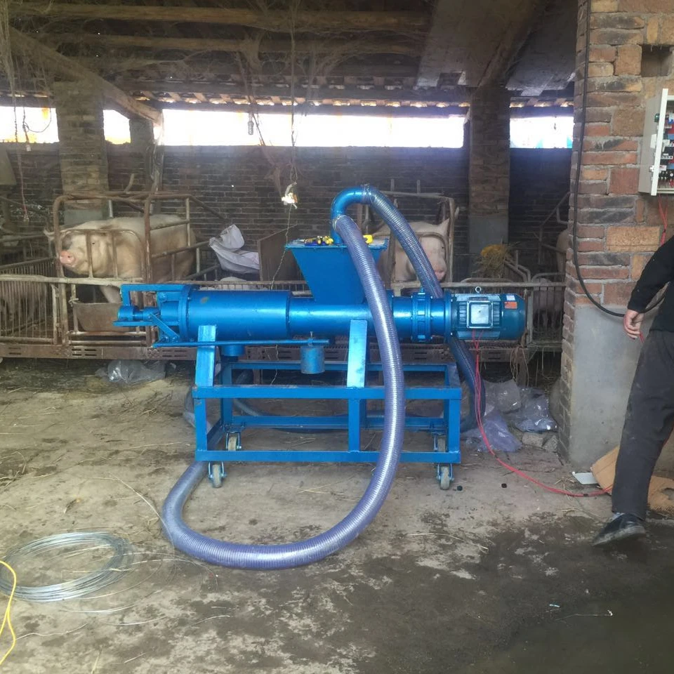 Animal Manure Dehydrator/chicken Dung Dewatering Seperator/screw Press Solid Liquid Separator/organic Fertilizer Making Machine
