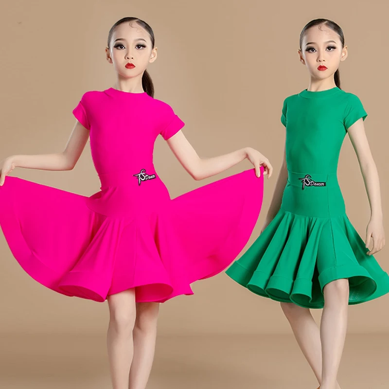 

Summer Girls Latin Dance Competition Dress Children'S National Standard Ballroom Dance Professional Dresses Stage Clothes 10170