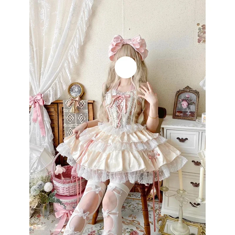 pre-sale-20days-ballet-style-lolita-fish-bone-lace-hanging-neck-corset-half-skirt-set-victoria-fashion-tea-party-cute-girl-suit