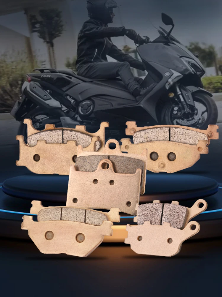 Mrrangt Motorcycle Metal sintering brake pad fit for YAMAHA T-MAX530 TMAX530 TMAX500 TMAX 500 530 XP500 FZ6 FZ6S FZ6N