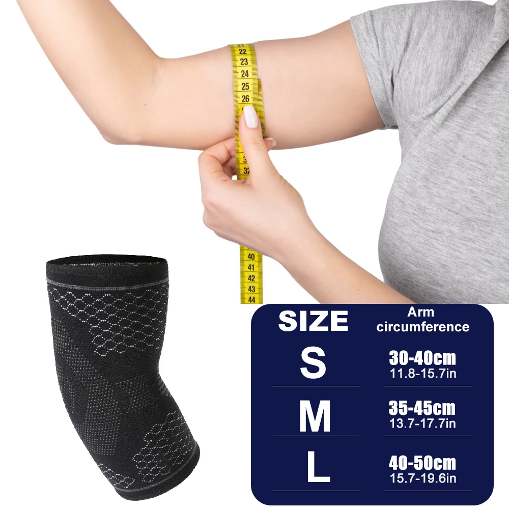 1/2PCS Tennis Elbow Brace for Golfers Elbow,Arm Compression Sleeves for Women Men, Support Sleeve for Weightlifting, Basketball