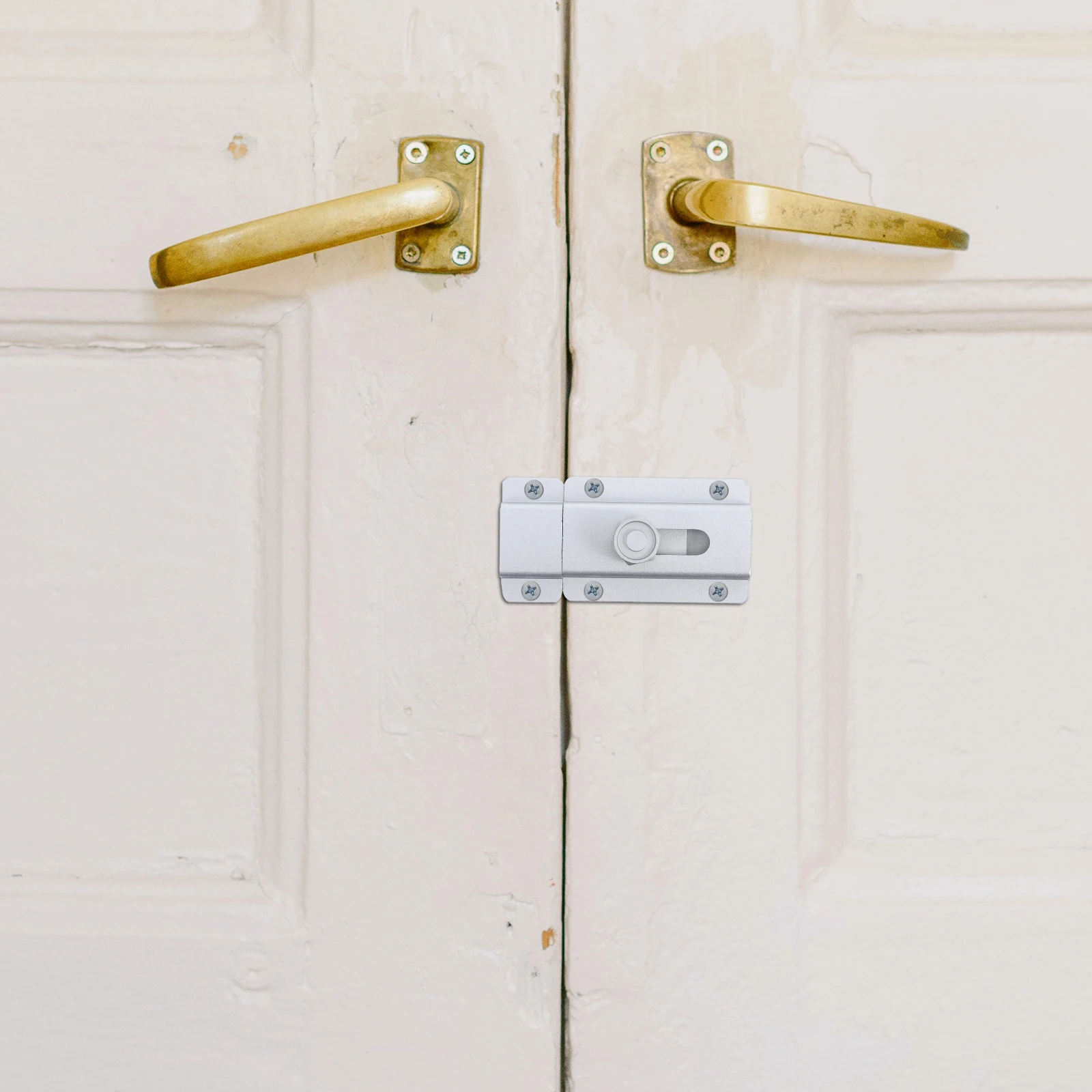 Aluminum Alloy Pin Cable 2 Pack for Sliding Doors Chain Inside Burglar Bars Secure Locks Bathroom Bedroom Cabinet Wooden Shed