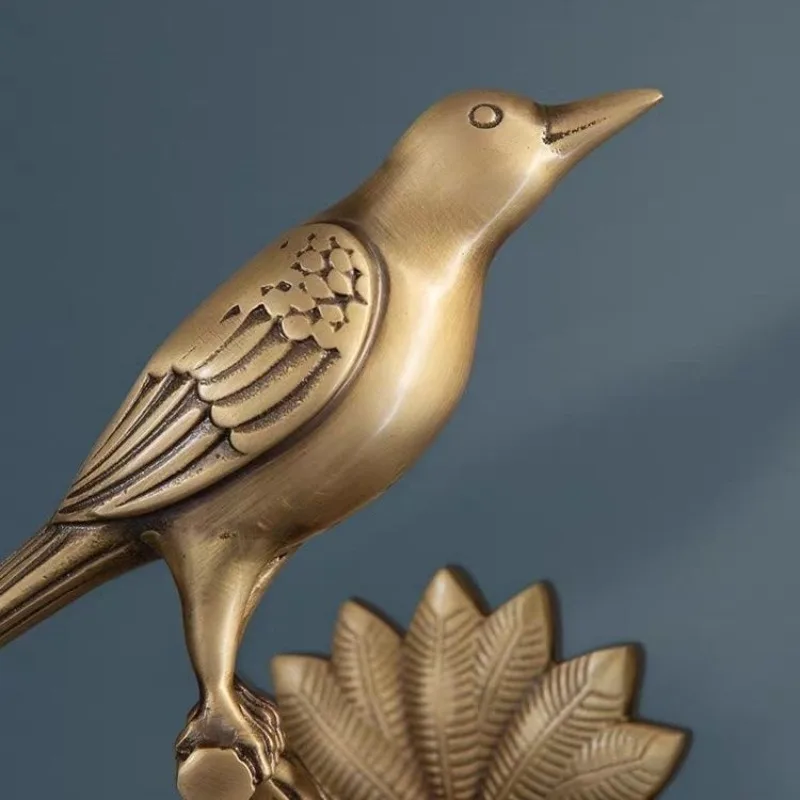 Brass curtains hook personality creative bird curtains buckle curtains 4