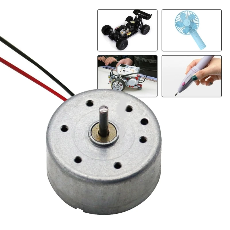 High Speed Motor Mini 300 Motor Small Motor Electric Power Experiment Toy for Electric Vehicles Home Appliances KXRE