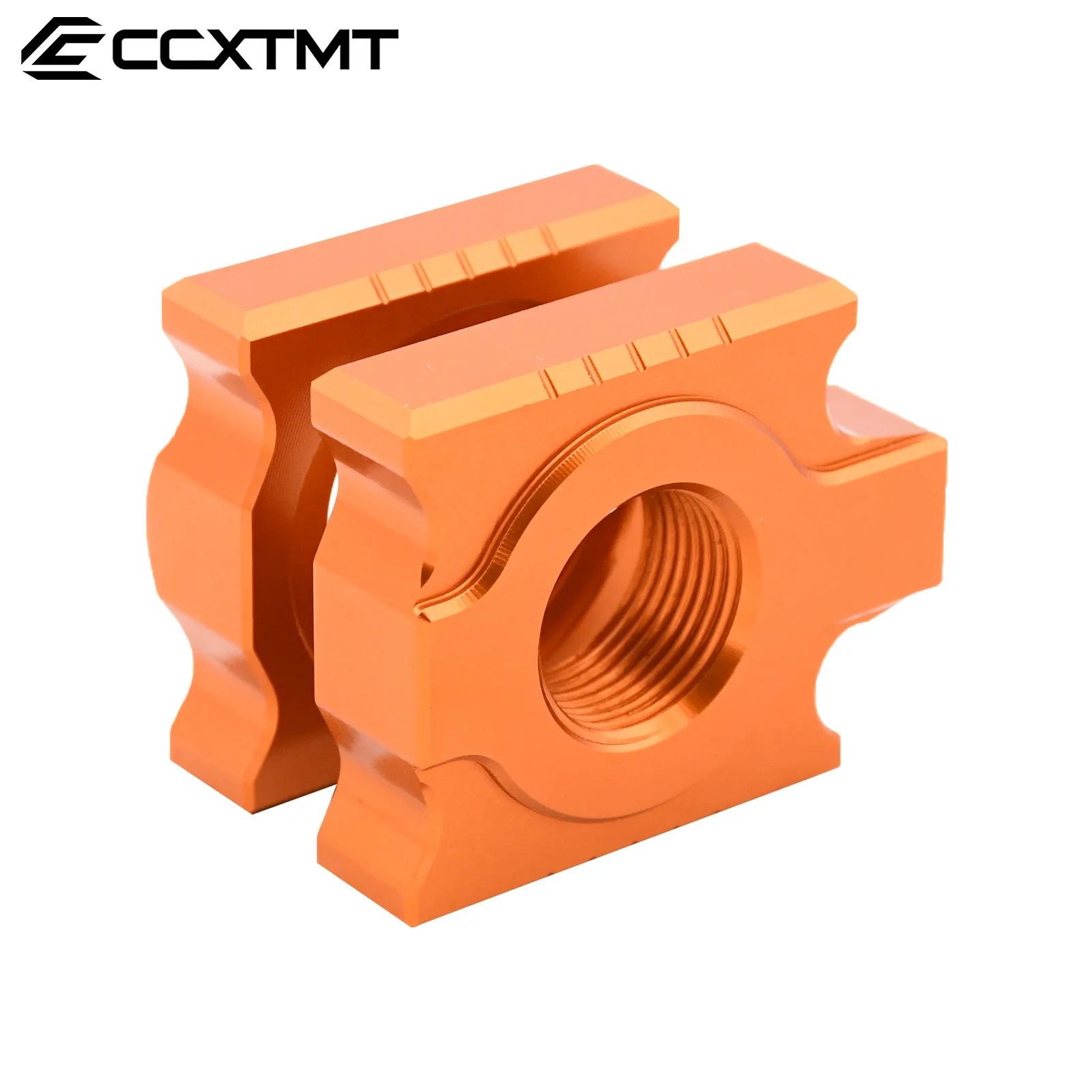 20mm CNC Aluminum Rear Chain Adjuster Axle Block For KTM 125 150 200 250 300 350 400 450 EXC EXCF XC XCF XCW SX SXF 2008-2023