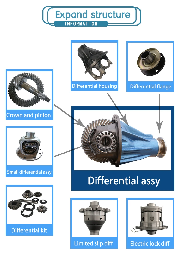 8/43 8/45 hinterer Differential achs träger für Toyota Coaster Bus Differential Hinter achs baugruppe