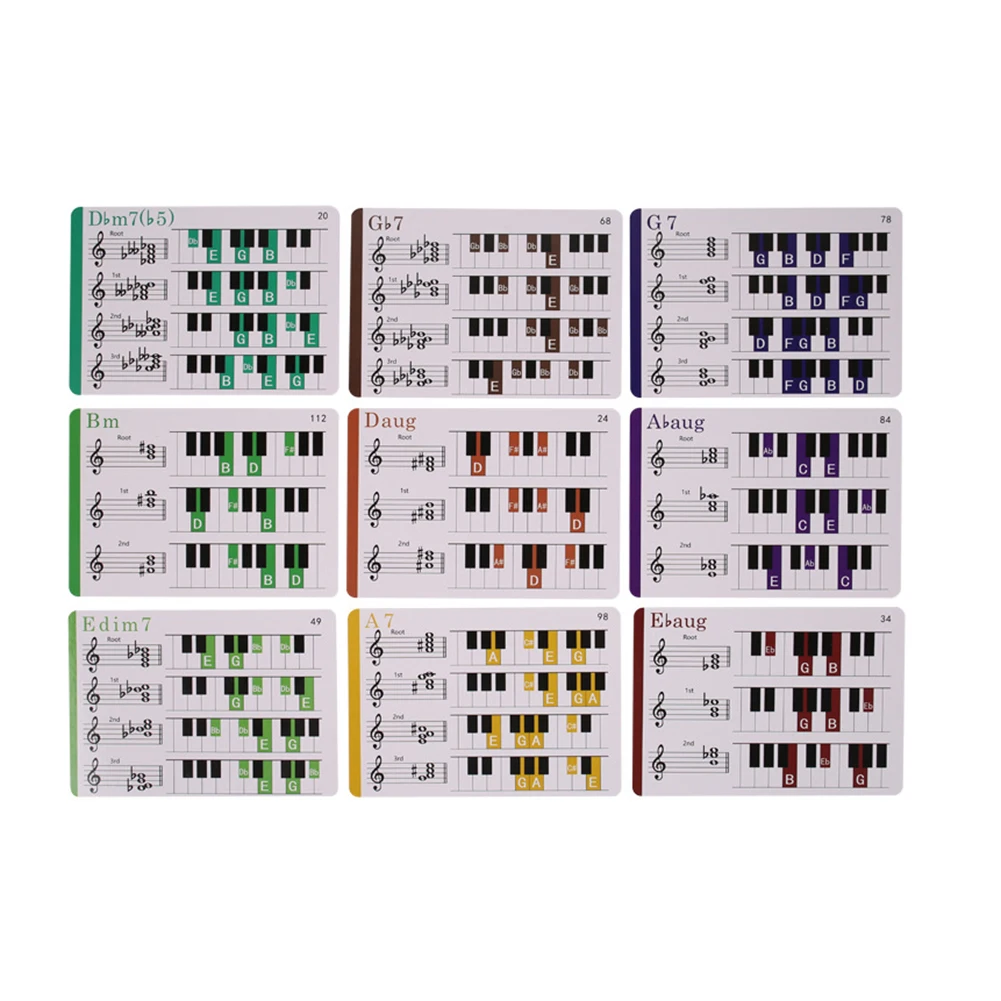 Chord Practice Set Educational Music Cards Easy Identification Cards Kids Music Learning For Kids Learning For Music Teachers