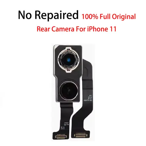 Full Original No Repaired Back Rear Camera With Flash Module Sensor Flex Cable For iPhone 11/11 Pro/11 Pro Max Replacement Parts