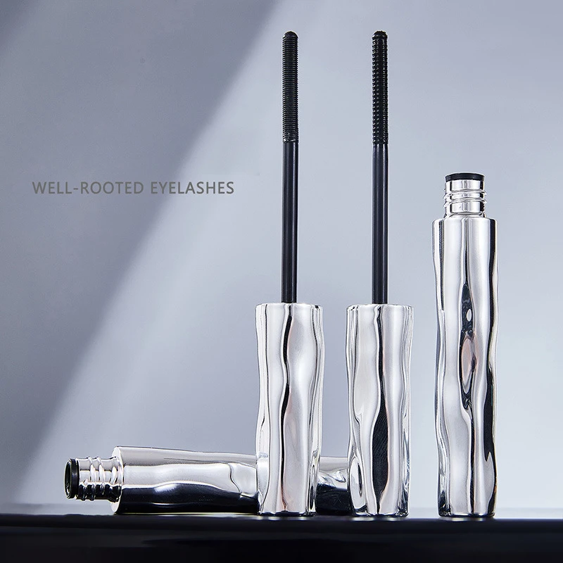 Testina speciale per spazzole a spirale, primer per ciglia in tubo di acciaio per mascara, impermeabile a lunga durata, usura 24 ore, facile da applicare, resistente al sudore