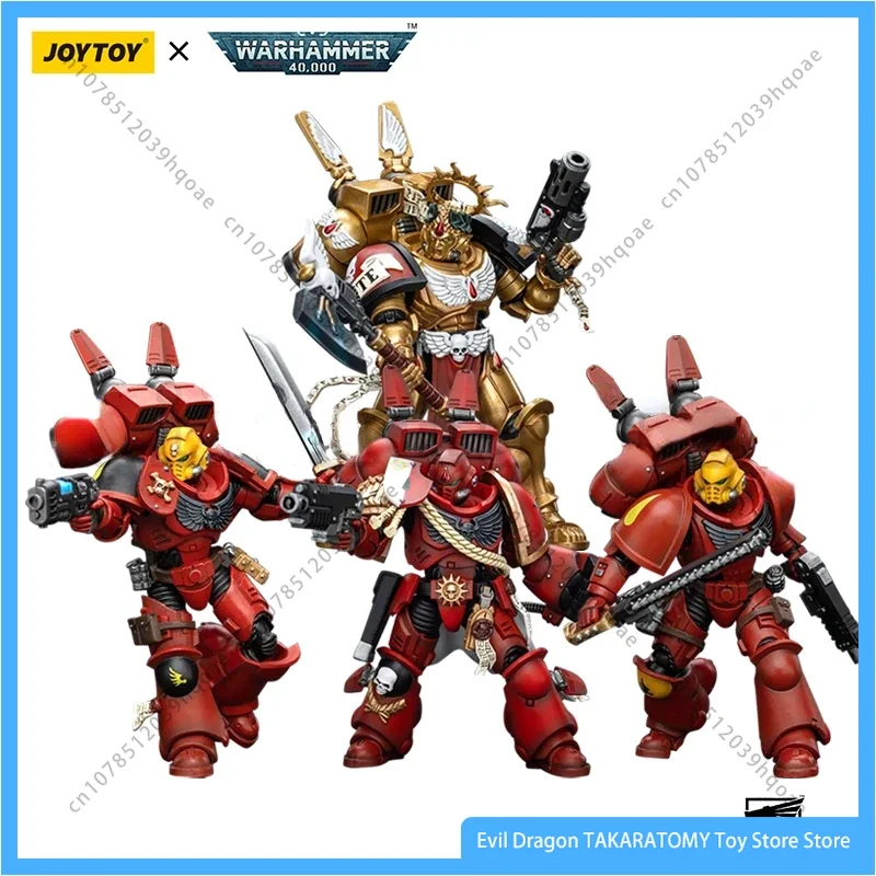 JOYTOY 1/18 Action Figure 40K Blood Angels Commander Dante Jump Pack Intercessors Anime Toy