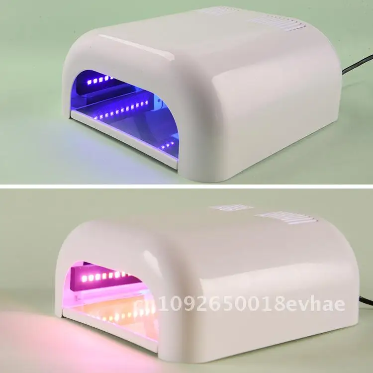 9W Nail Art UV/LED Lamp Phototherapy Special Ultraviolet Cross-border Exchangeable Lamp Black Silver for Professional Use