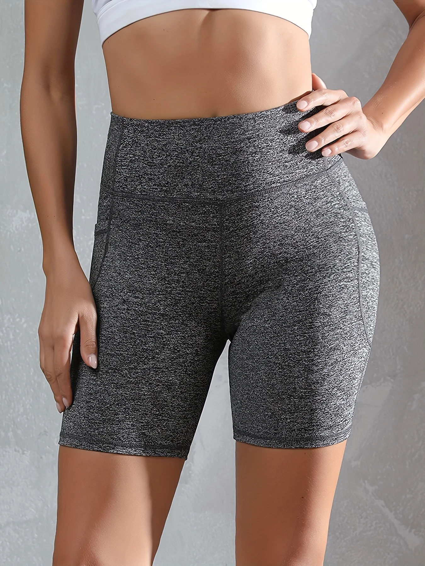 Women's Workout Shorts Cleo Pocket — High Waist