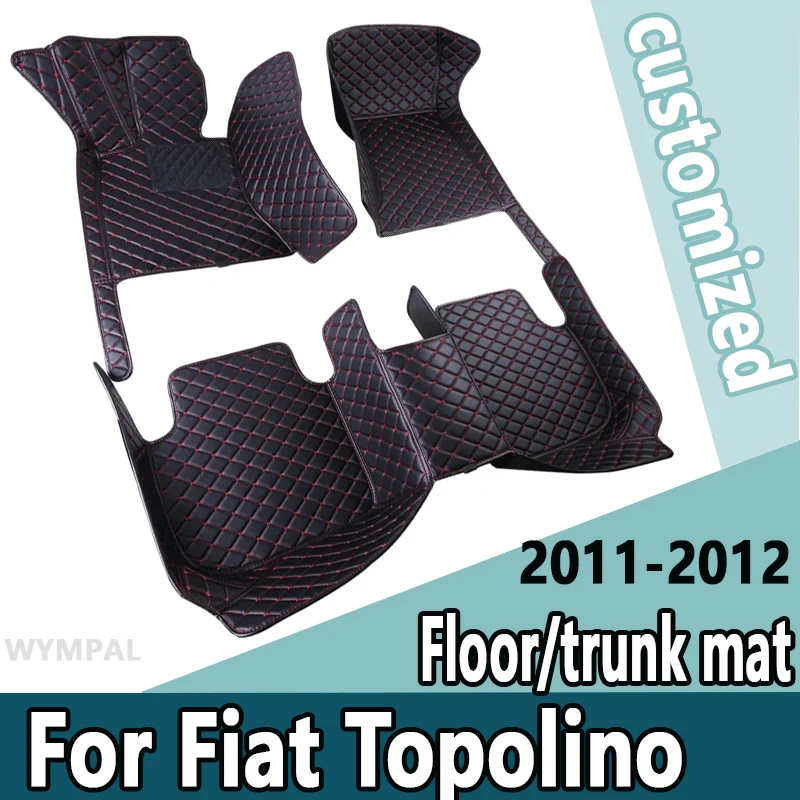 

Автомобильные коврики для Fiat Topolino 500 2012 2011 Автомобильные аксессуары для интерьера Стайлинг Пользовательские Коврики для ног товары запасные части