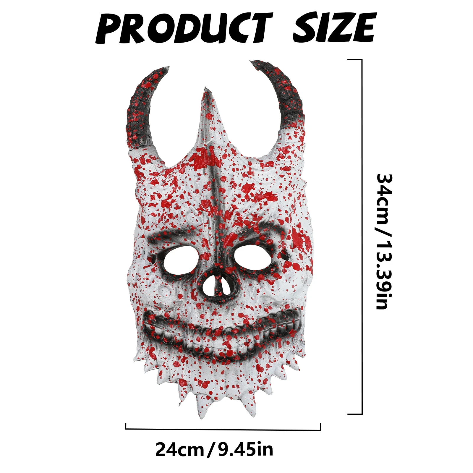 Lich King Mask Halloween Horror Devil Mask Halloween Festival Props Cosplay Demon King Mask Costume Accessories Full Face Masks