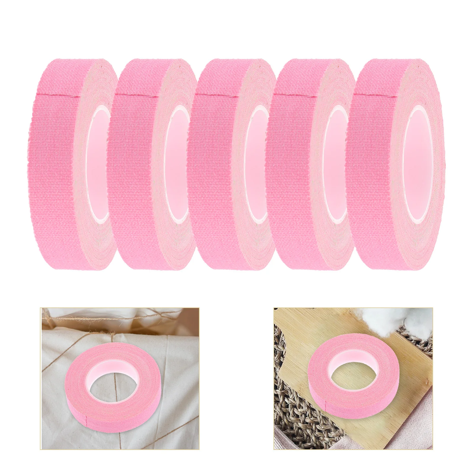 Guzheng Finger Tape Pipa Adhesive Tape Guzheng Breathable Thumb Tapes Complexion Tape Replacement Pipa Nail Protection Pink