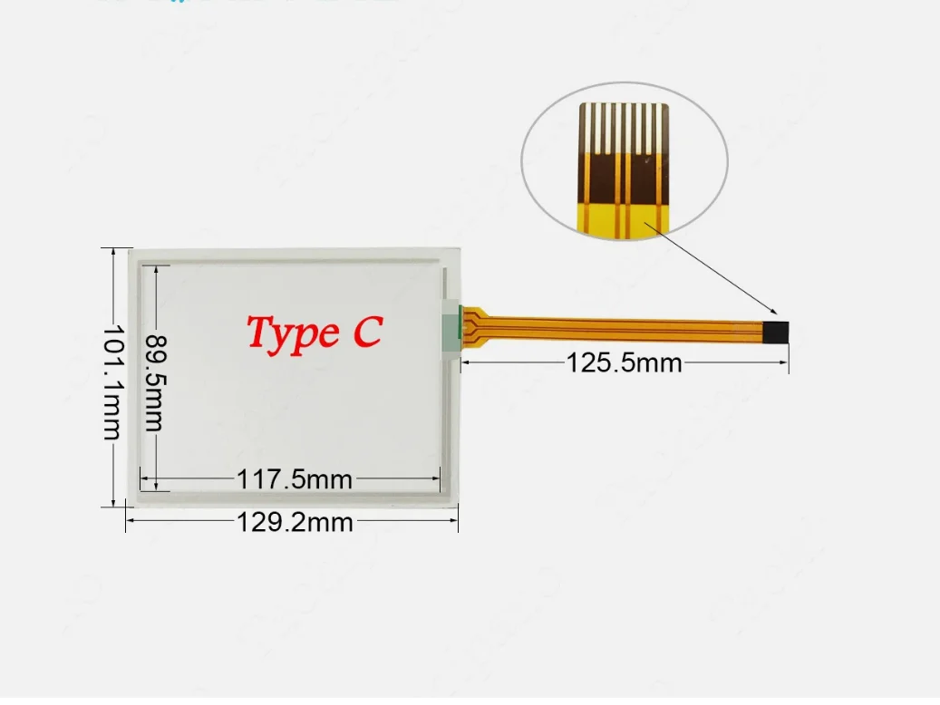 For PanelView Plus 600 2711P-T6M20A 2711P-T6M20D Touch Screen