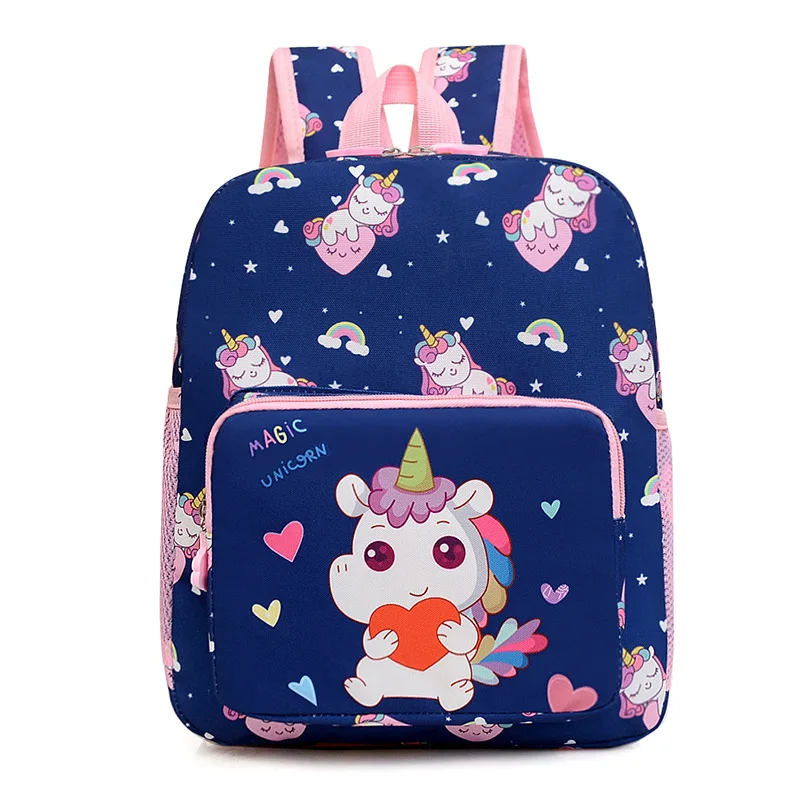 Animal Cartoon School Bag para crianças, Mochila anti-perdida, Kindergarten Schoolbag para meninas