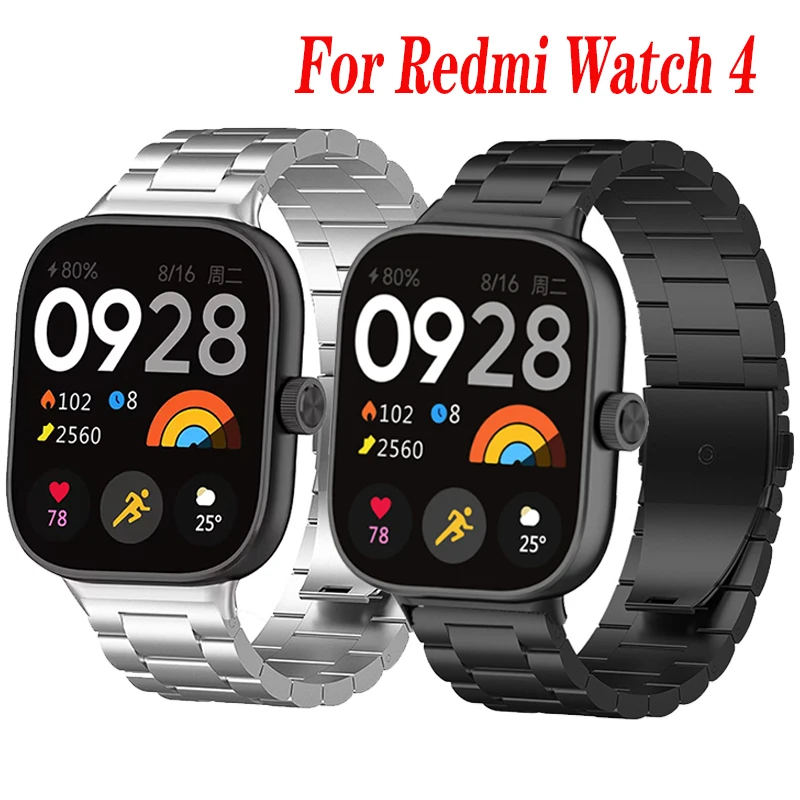 

For Xiaomi Redmi Watch 4 Smartwatch Metal Strap for redmi watch4 Bracelet redmiwatch4 Watchband Stainless Steel Wristband Correa