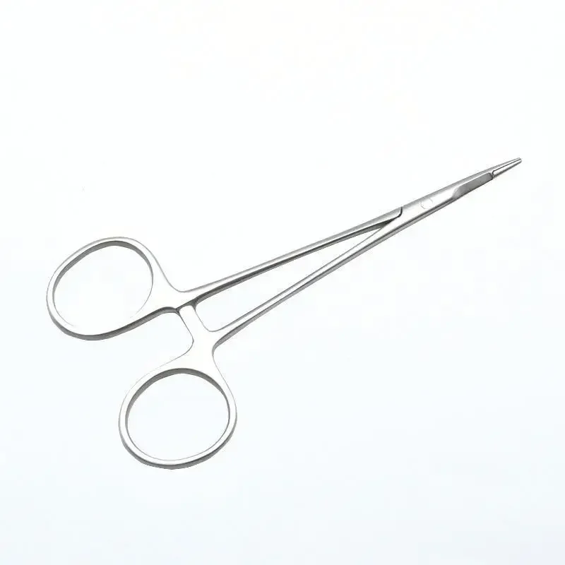 

Gold handle inlaid clip with scissors for double eyelid surgery and plastic surgery B