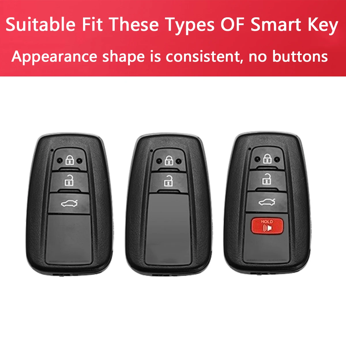 Clear Transparent TPU Car Smart Key Cover Case for Toyota Camry RAV4 C-HR Avalon Corolla Hatchback Sedan Cross Mirai Accessories