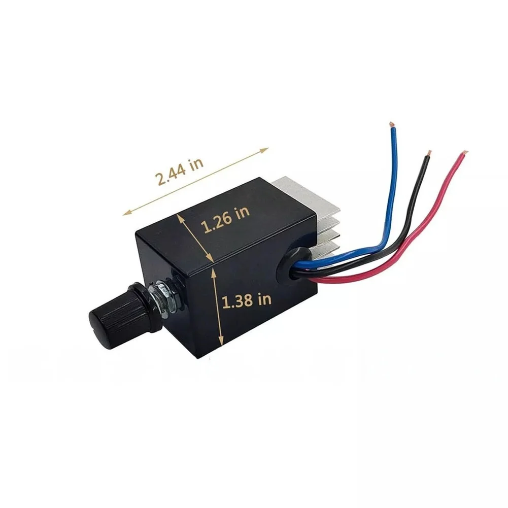 Rotary Dimmer Switch 12V for Adjustable Light Intensity Control of LED Halogen Incandescent Fixtures in For RV Boat Truck Setups