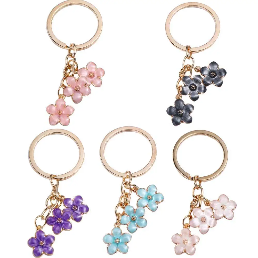 Handtasche Sakura Blume Bunter Sakura Blumen Schlüsselanhänger Emaille Bunt DIY Niedlich Lustig Dekorativ – Detail 8