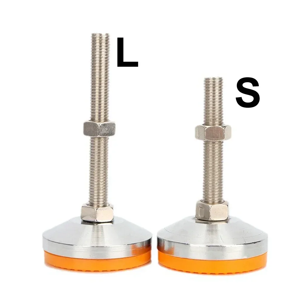 

M16 Furniture Leveling Feet Djustable Lathe Leg Heavy Duty Stainless Steel Foot Secure Support Foot Pad Fasteners ﻿Hardware