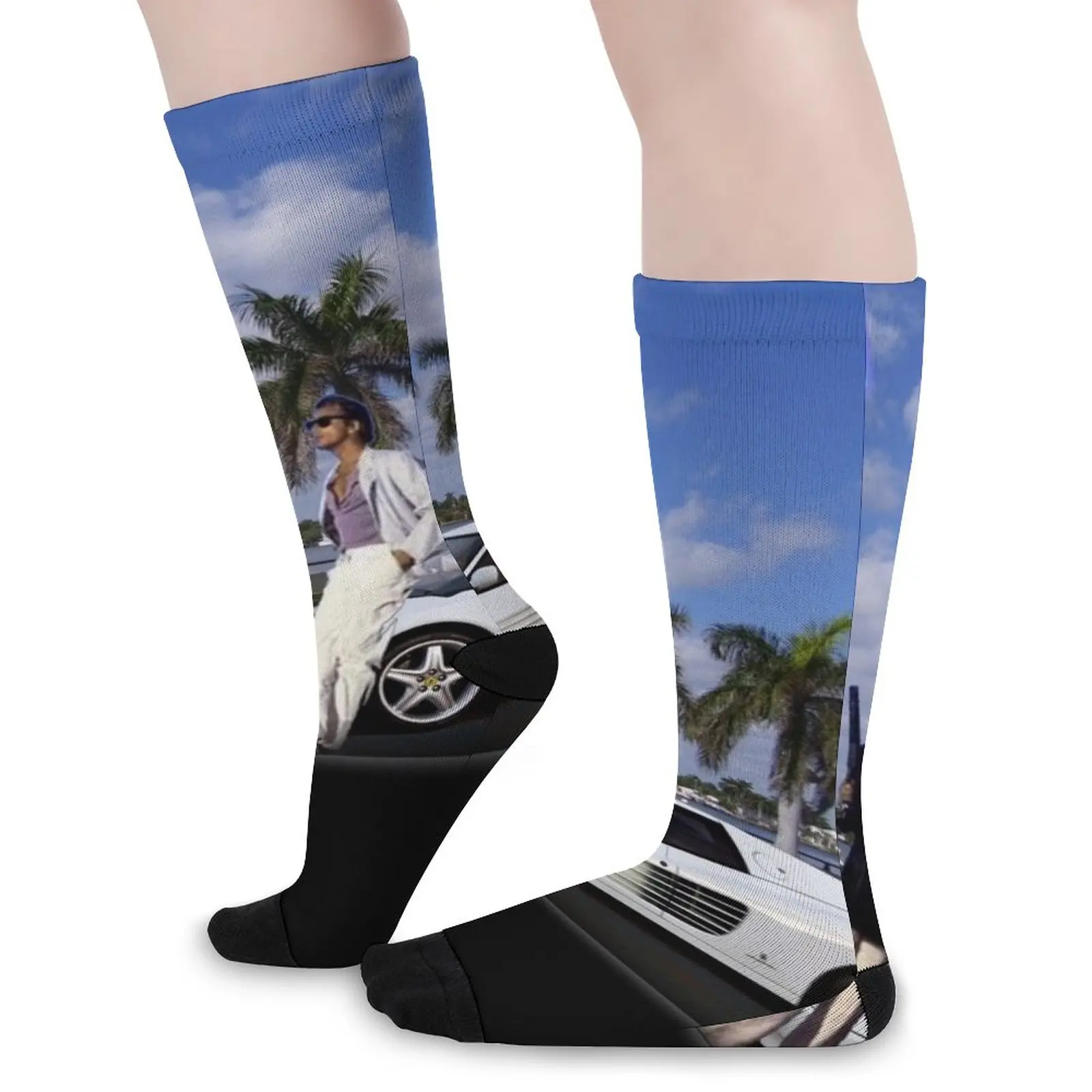 Miami Vice Socks Men′s sock MEN FASHION funny socks for Women summer