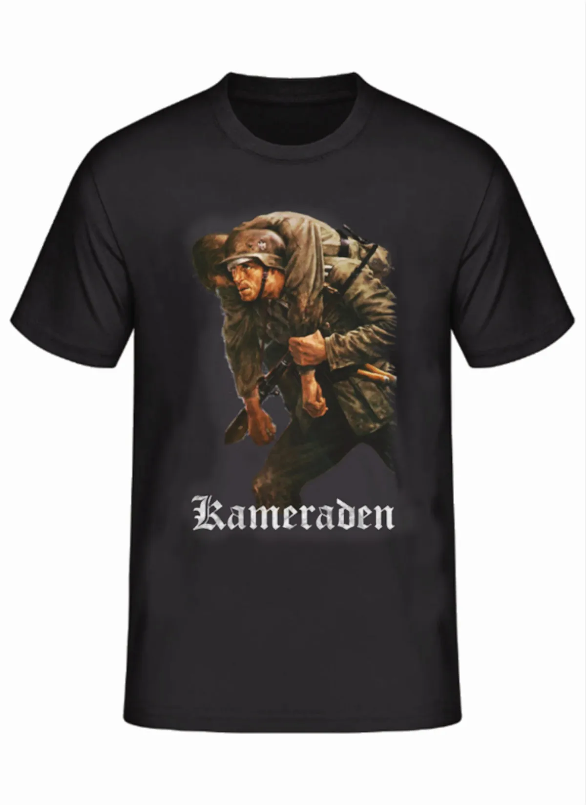 Kameraden T-Shirt Cotton O-Neck Short Sleeve Men\'s T-Shirt New Size S-3XL