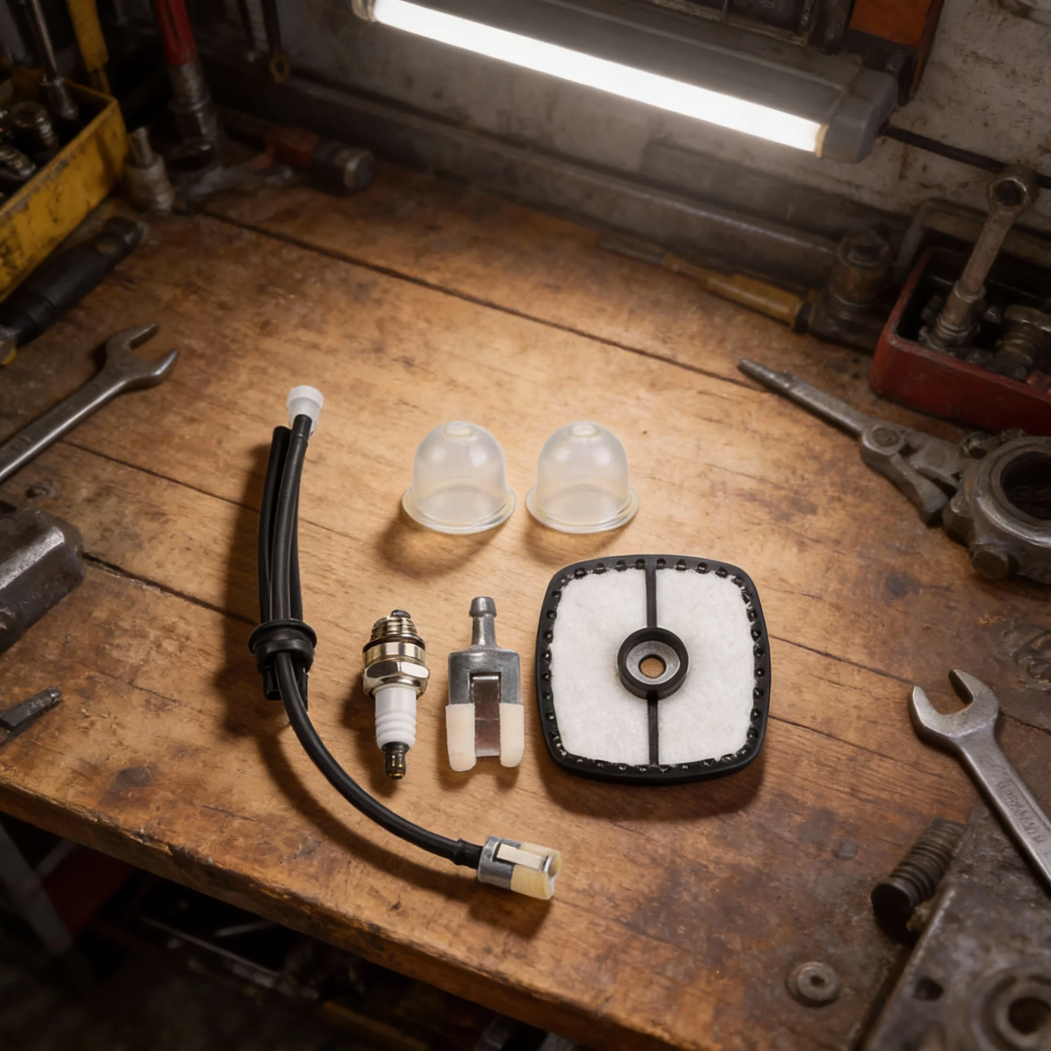 

1 комплект фильтров, инструменты для чистки сада, замена для Echo GT-225 PB250LN, воздушный фильтр, топливный фильтр, комплект аксессуаров для топливопровода искры