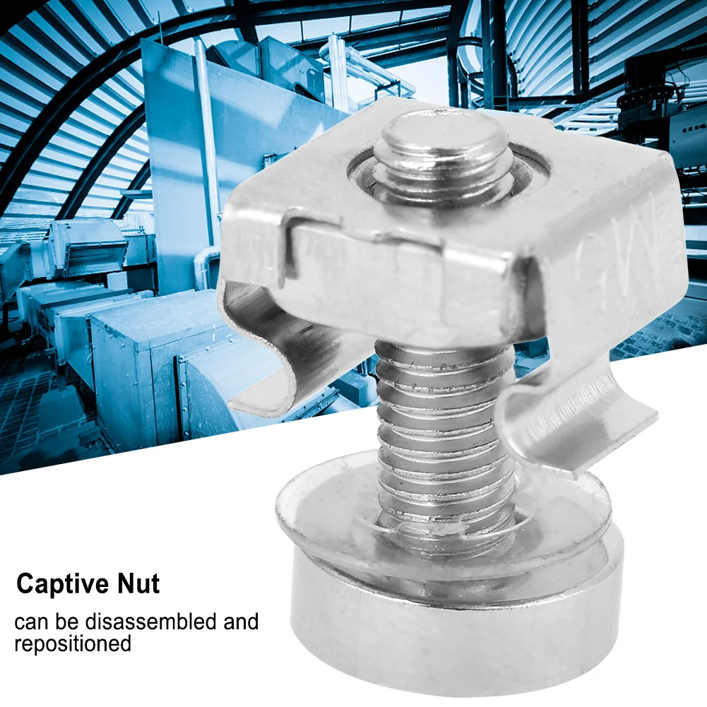 

Caged Screw Nut Network Cabinet Screw Nut Rack Screw Nut /set Network Cabinet Rack Screws & Cage Nuts Assortment Kit