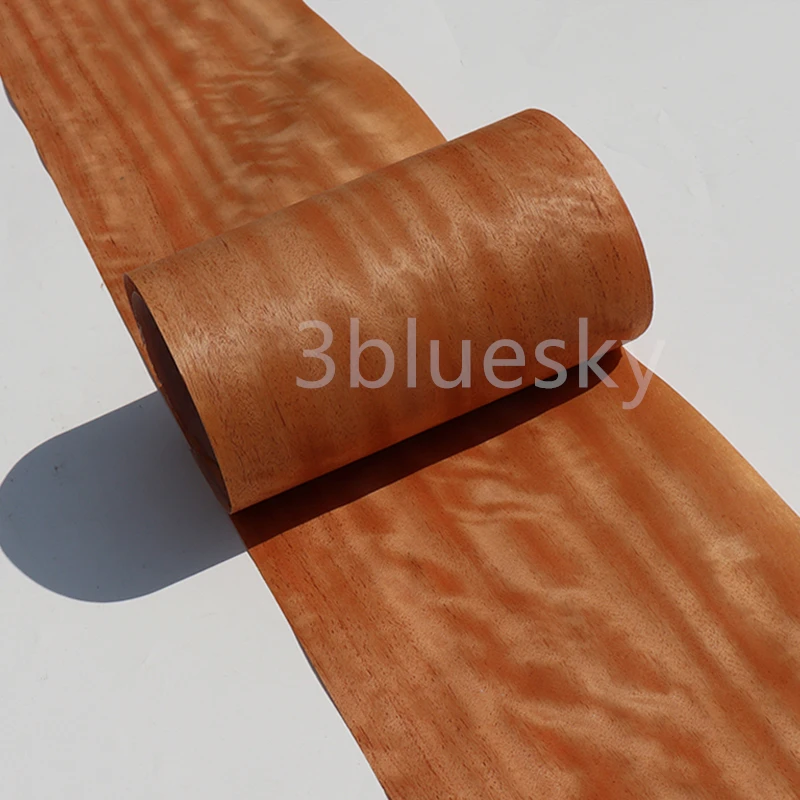 

Natural Wood Veneer Orange Bosse Figured for Furniture about 20cm x 2.5m 0.2mm Fig.