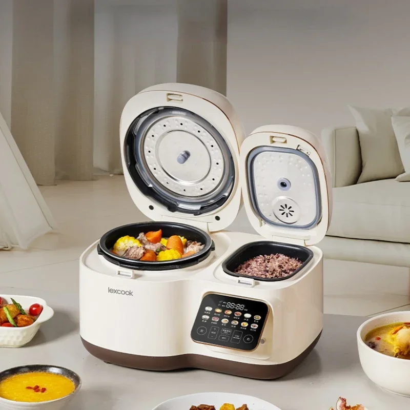 High and Micro Pressure Double Bile Rice Cooker Smart Soup Cooking Integrated Dual-purpose Multi-functional Rice Cooker