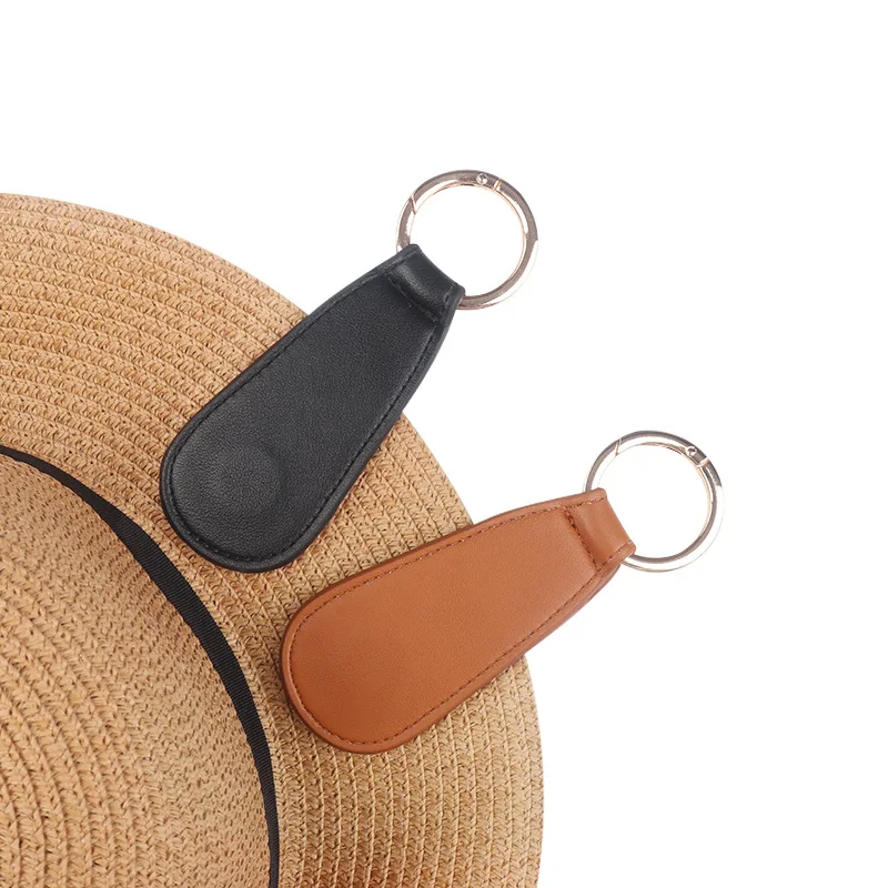 Magnetic Hat Clip for Travel Outdoor on Bag Handbag Luggage Backpack PU Hat Holder