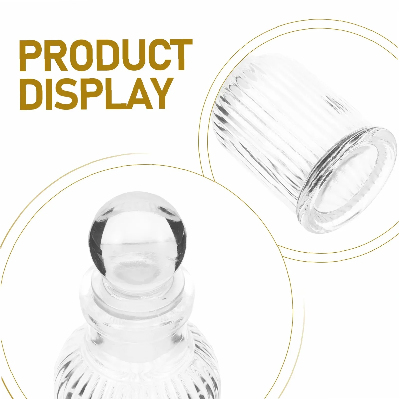 12Pcs Clear Glass Holy Water Bottles Refillable 50Ml for Catholic Baptism Church Wedding Favor Cross