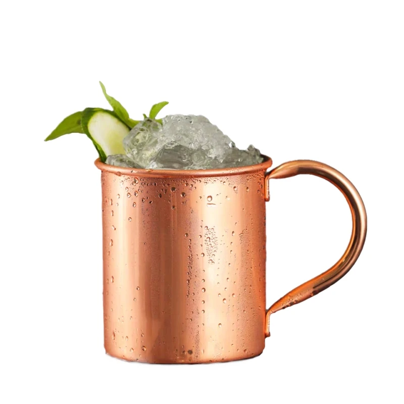 

400ML Copper Plated Mug Durable Coppery Beer Mugs Coffee Mug Milk Cup Copper Cocktail Whiskey Glass Drinkware