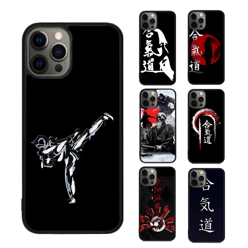 Aikido Japanese Martial Phone Case cover For iPhone SE2020 15 16 14 13 Pro Max Coque 12 11 Pro Max For Apple 8 PLUS 7 fundas