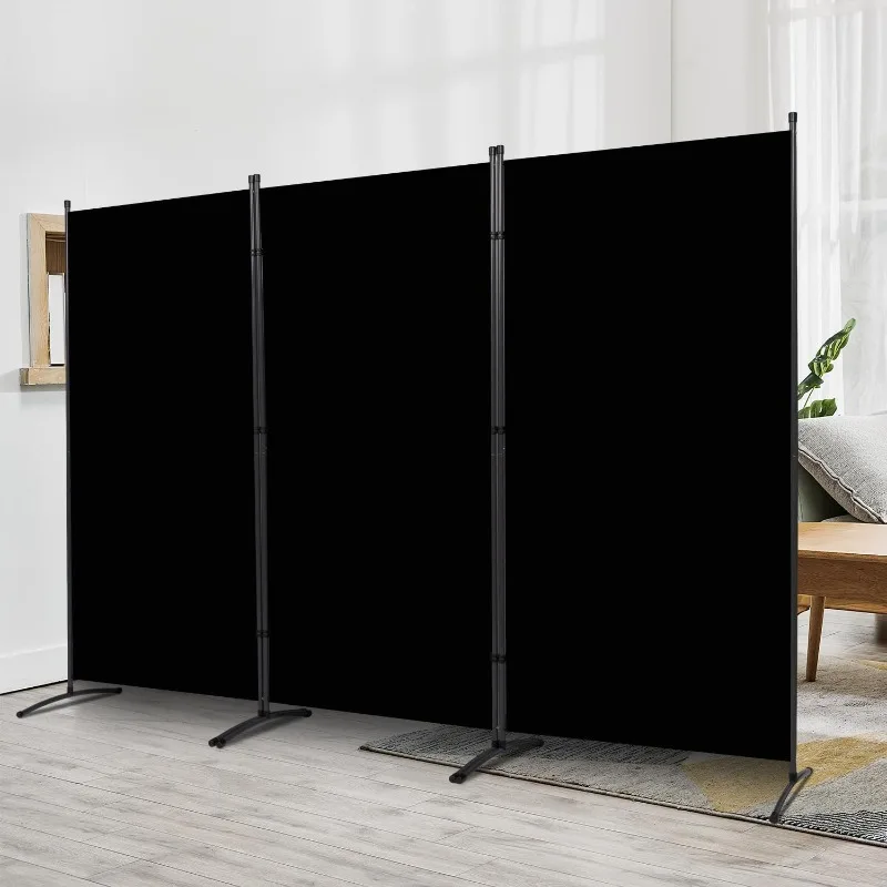 Indoor Room Divider, Portable Office Divider, Room Divider Wall Screen 3 Panel, Folding Partition Privacy Screen Walls Dividers