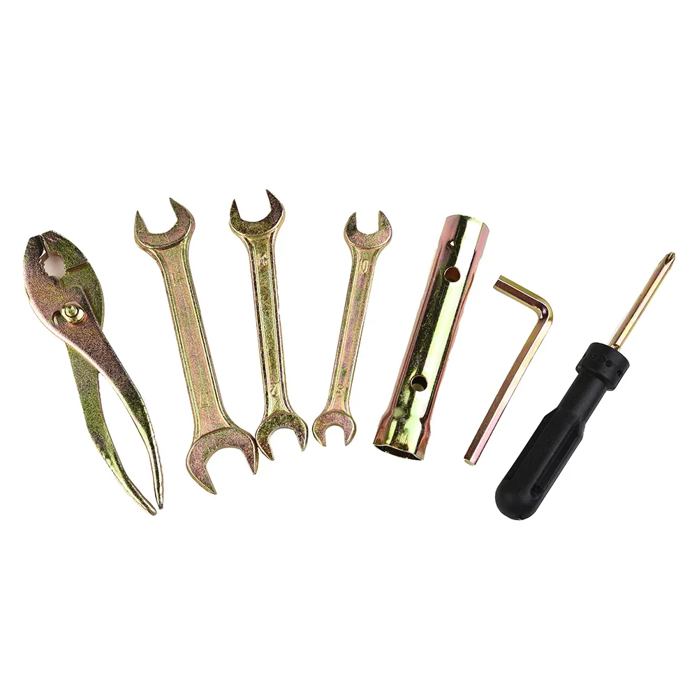 

7PCS Motorcycle Tool Kit For Honda For Kawasaki For Suzuki Motorbike Wrench Tools Kit Screwdriver Pliers Sleeve Wrenches Kits