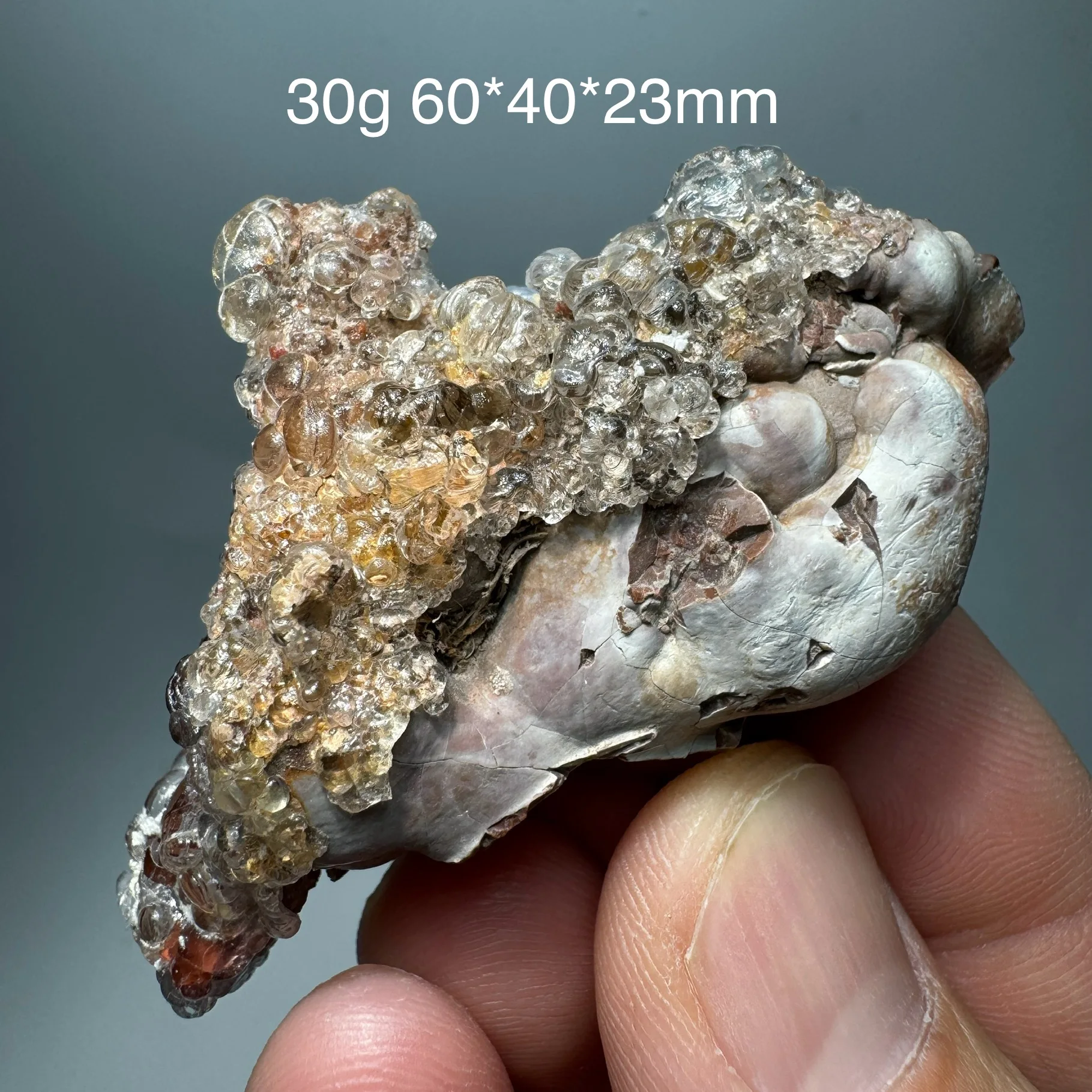 30g Natural Mexico Hyalite Glass Opal Mineral Specimen Green Fluorescence Healing Quartz Crystals Gemstone Desk Decor
