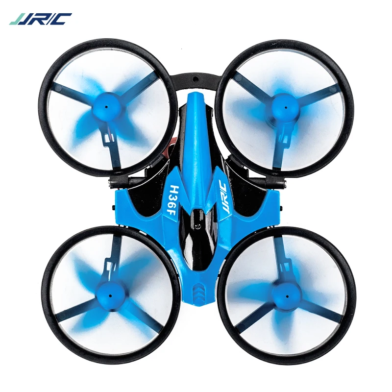 JJRC H36F Mini Drone Flying by Sea, Land, and Air in 3-in-1 Altitude Maintain Headless Mode 360 ° Roll 6-axis 4-rotor Boat Toy
