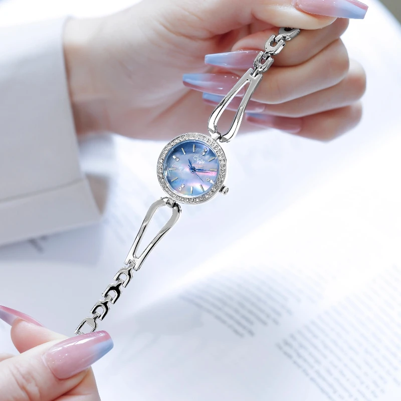New luxury student women's watch niche high-end temperament simple small exquisite waterproof fashion quartz watch birthday gift