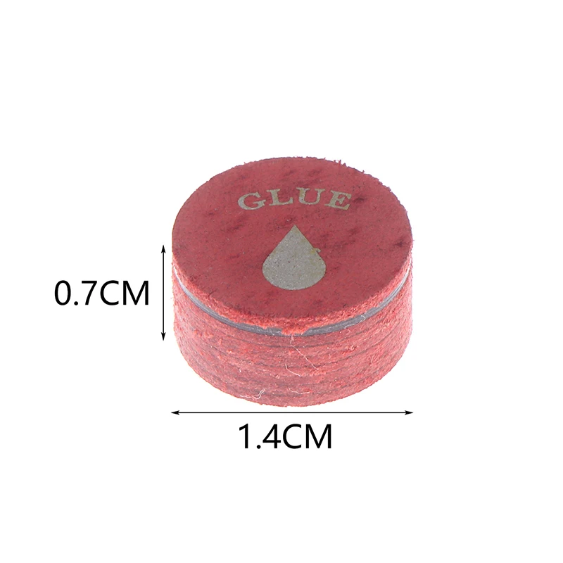 

[SP]Tips For Pool Cue Snooker Cue Tip Glue On Tip Billiard Stick Tips Billiard Pool Cue Head Accessories Hardness M 14MM