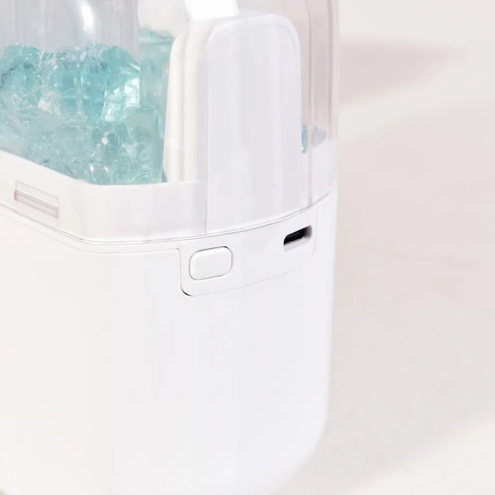 350 مللي USB شحن الهواء المرطب بالموجات فوق الصوتية زيت عطري الناشر مع بركان مصباح متوهج على شكل شعلة مرطب ضباب صغير محمول