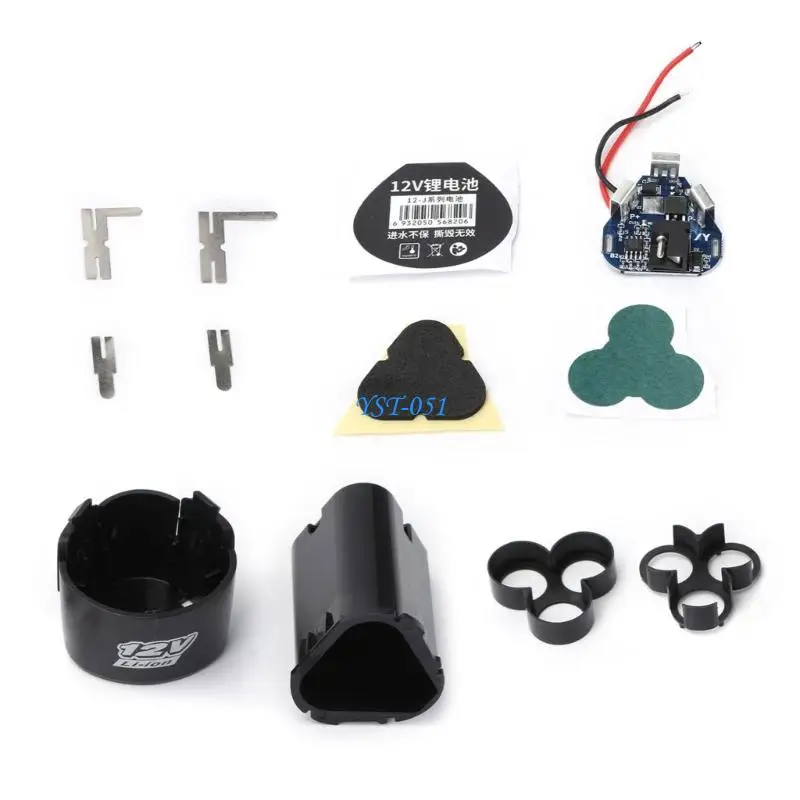 E15A 12V Battery Rebuild Case with Shell Parts and Board Included