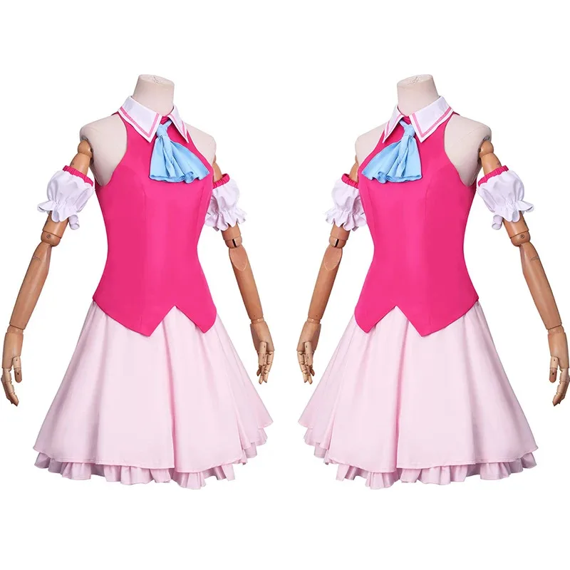 AAA 2025 أنيمي أوشي نو كو تأثيري Ai Hoshino زي لوليتا فستان بنات زي مدرسي شعر مستعار دعوى النساء لعب الأدوار الحدث حفلة Skir #3