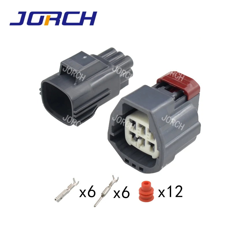 1.5mm 6 Pin Female Male Electronic Fan Plug Auto Connector  For Toyota Buick Excelle RAV4 7283-5553-10 7282-5553-10