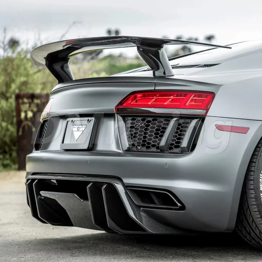 Vorstein Vrs Style Dry Carbon Fiber Rear Spoiler Wing for R8 Gen.2 2016-2023 2