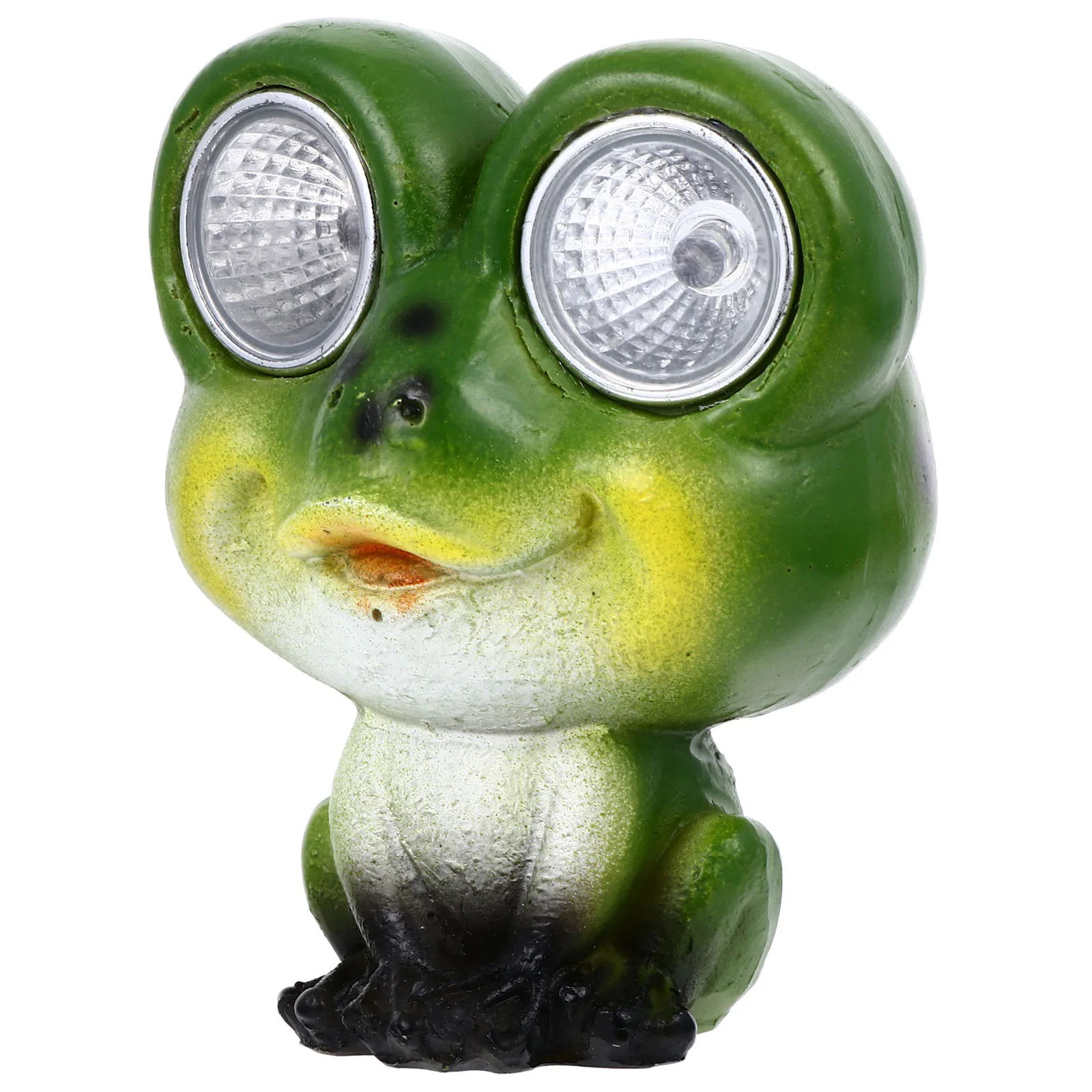 حديقة ديكور تعمل بالطاقة الشمسية الضفادع مصباح الراتنج الفن الحرفية الأخضر لمسار الحديقة فناء أضواء الشمسية في الهواء الطلق مصباح الحديقة