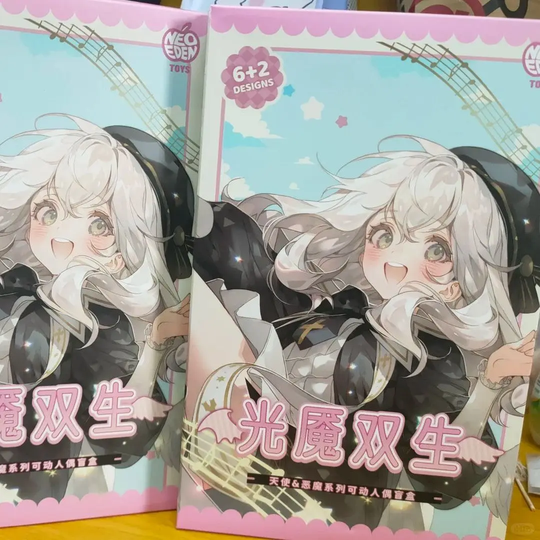 

Коллекционная шарнирная кукла Neo Eden Original Light Nightmare Twins Mjd Bjd Blind Box, ручная работа, с макияжем OC, игрушка-украшение